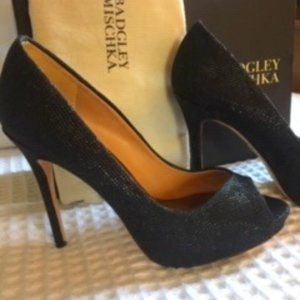 Badgley Mischka Peep Toe Heels